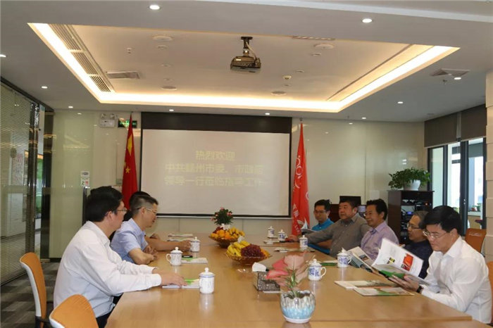 中共贛州市委常委、統(tǒng)戰(zhàn)部長彭業(yè)明等領導一行到訪廣東博皓考察指導-3