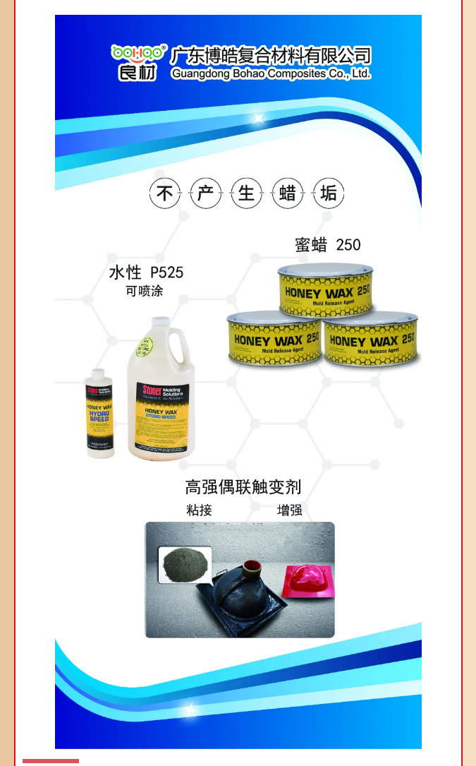 第26屆復(fù)材展廣東博皓熱推產(chǎn)品：美國(guó)Stoner脫模劑、高強(qiáng)偶聯(lián)觸變劑
