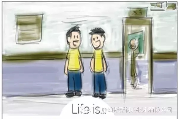 人生就是。。。 和好朋友在教室外面一起罰站